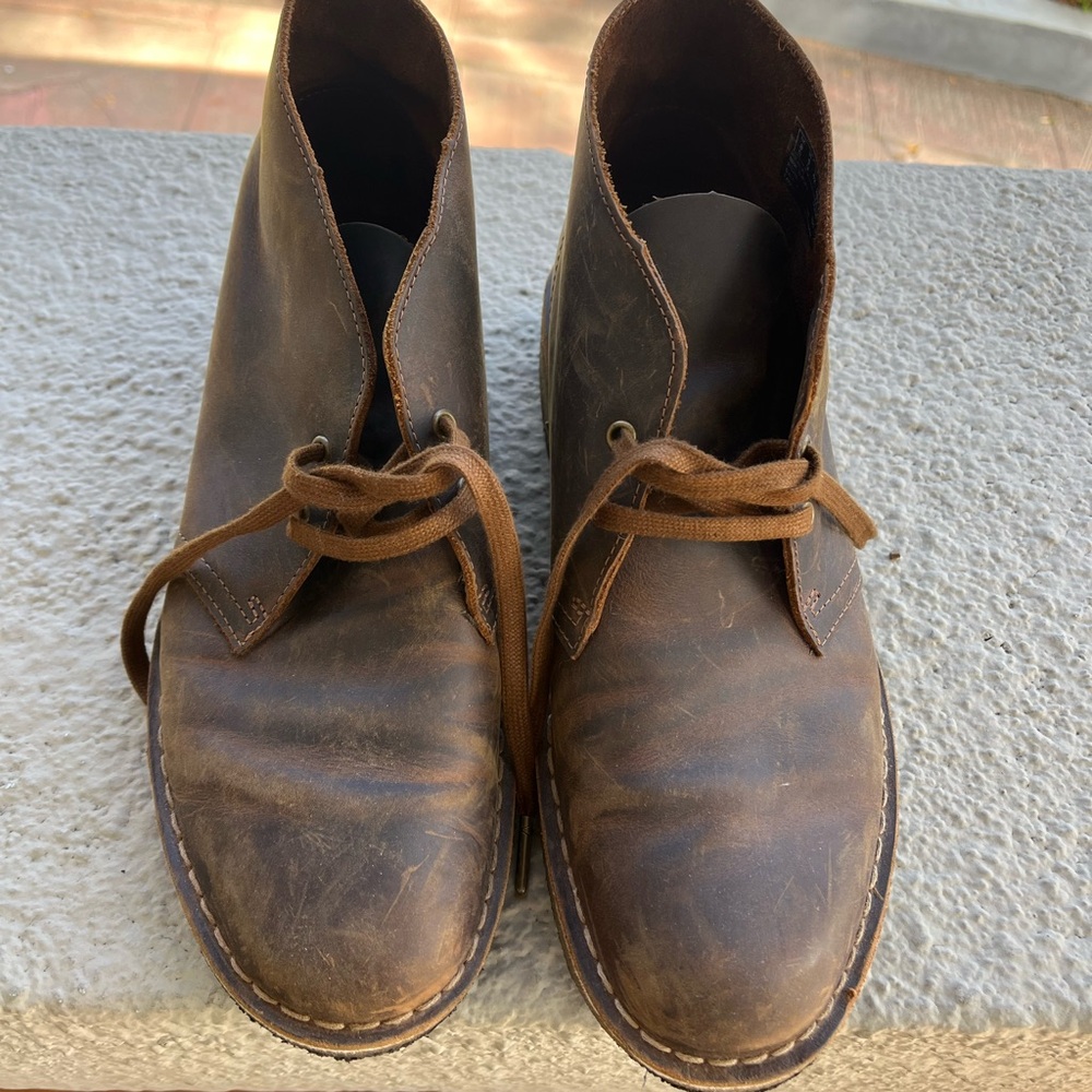 Clarks Beeswax Leather Desert Boot 9